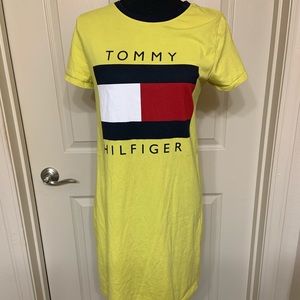 Yellow Tommy Hilfiger dress size m